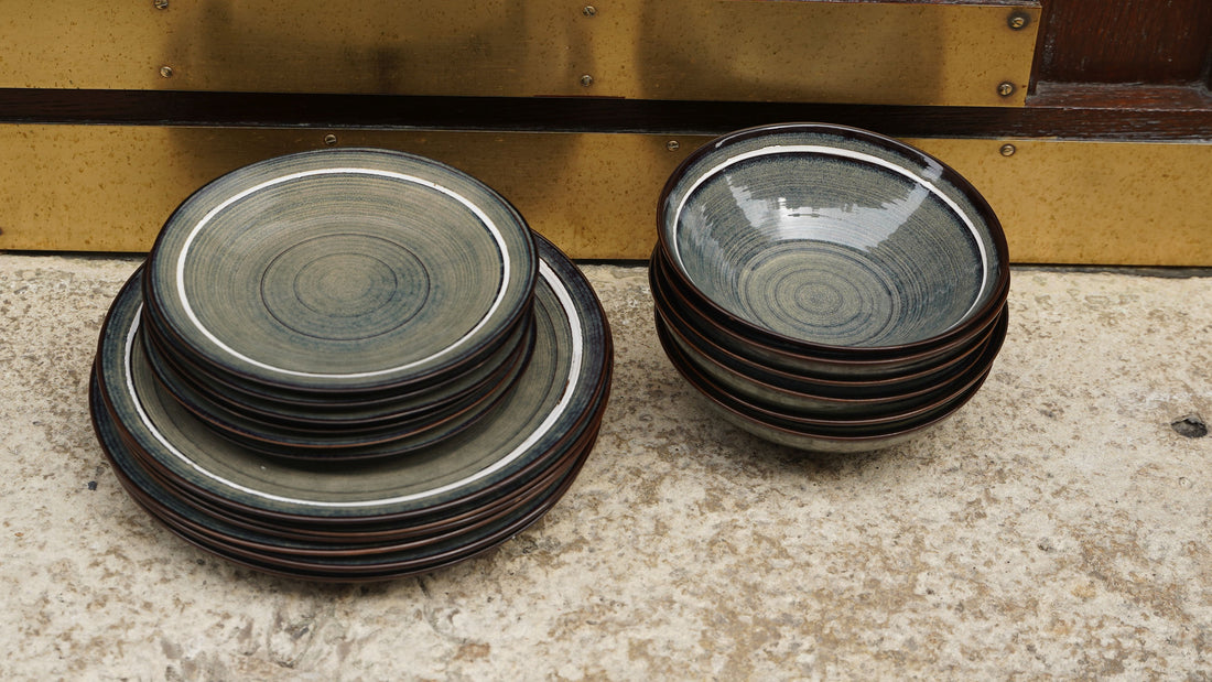 TERRA - 6 Grandes assiettes - ⌀ 28 cm