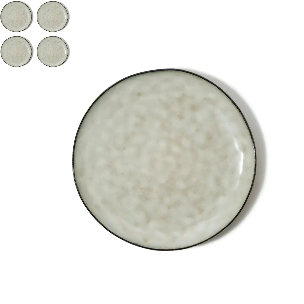 ZEN - 4 Large Plates - ⌀ 28 cm